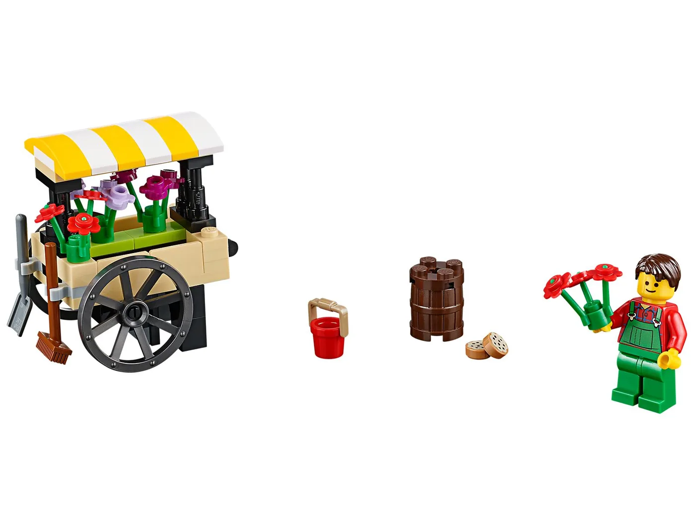 Dans le même style que le LEGO Chariot à fleurs (40140-1) | Brick Broker