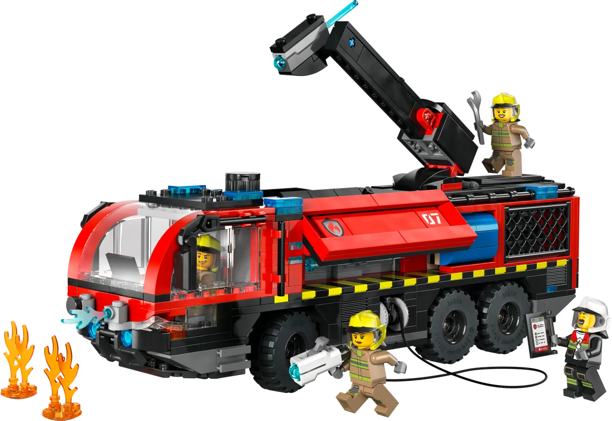Dans le même style que le LEGO Camion de pompiers d'aéroport (60499-1) | Brick Broker