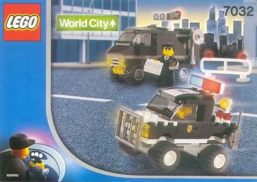 Dans le même style que le LEGO Patrouille autoroutière & Van sous couverture (7032-1) | Brick Broker
