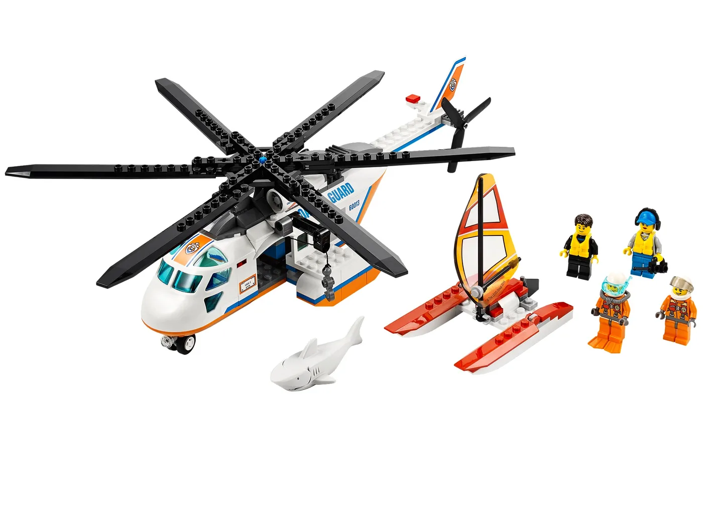 Dans le même style que le LEGO Hélicoptère de la Garde Côtière (60013-1) | Brick Broker