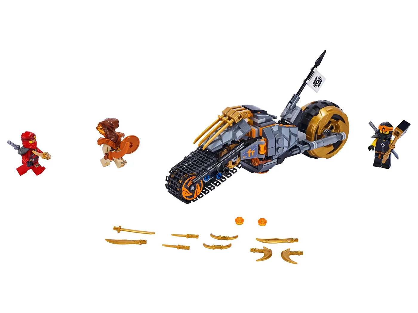 Dans le même style que le LEGO Motocross de Cole (70672-1) | Brick Broker