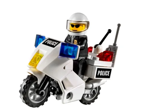 Dans le même style que le LEGO Moto de police (Version autocollant noir) (7235-1) | Brick Broker