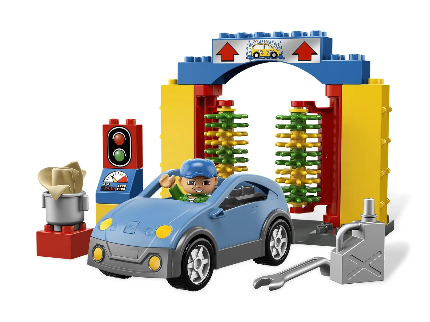 Dans le même style que le LEGO Lave-auto (5696-1) | Brick Broker