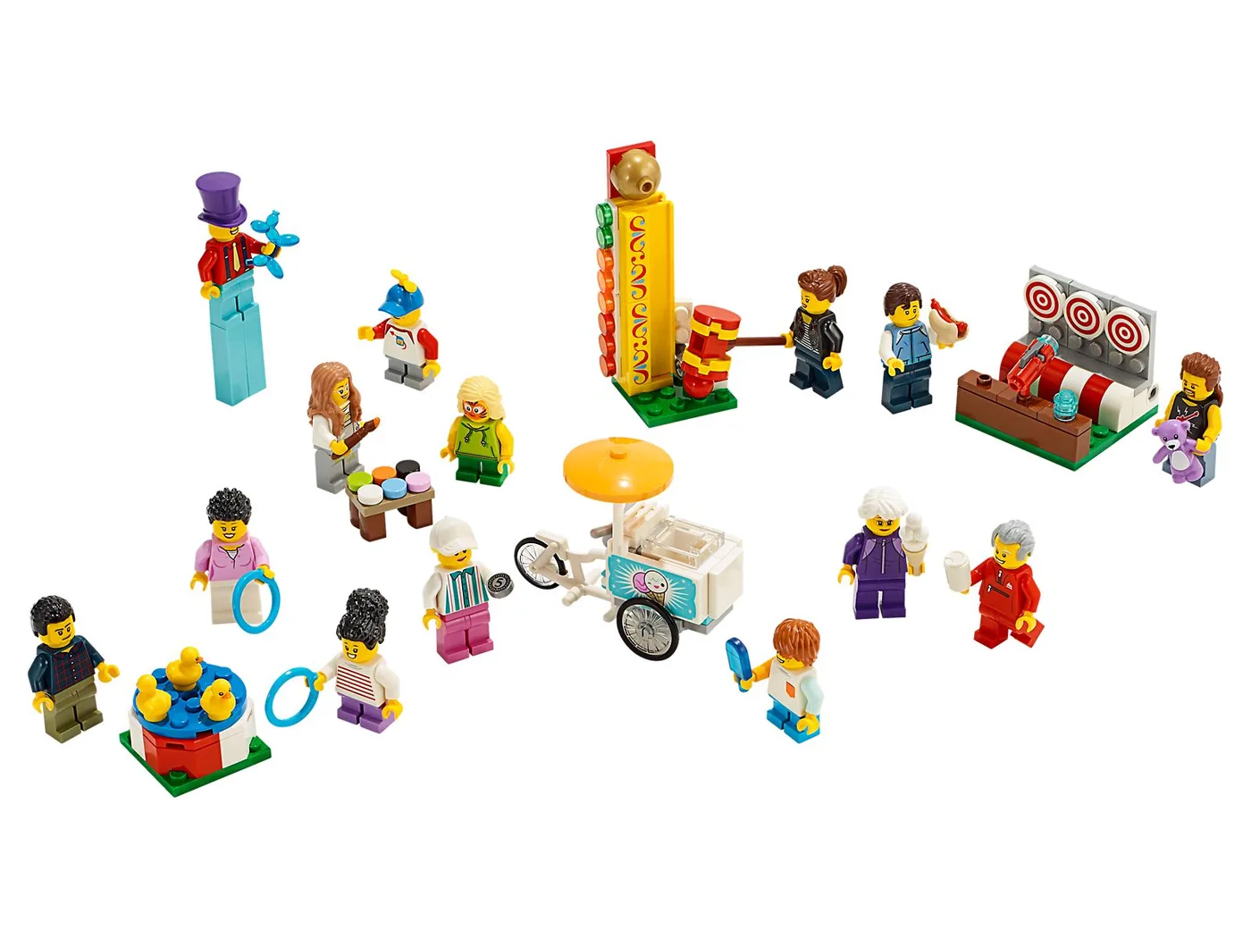 Dans le même style que le LEGO Ensemble de personnages - Fête foraine (60234-1) | Brick Broker