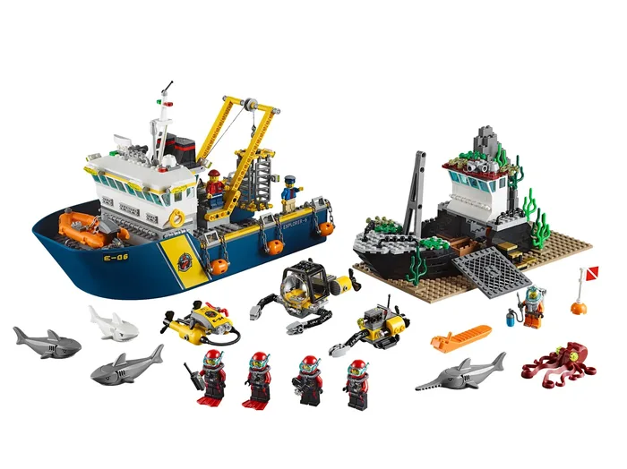LEGO 60095 Le navire d'exploration sous-marine - prix | Brick Broker