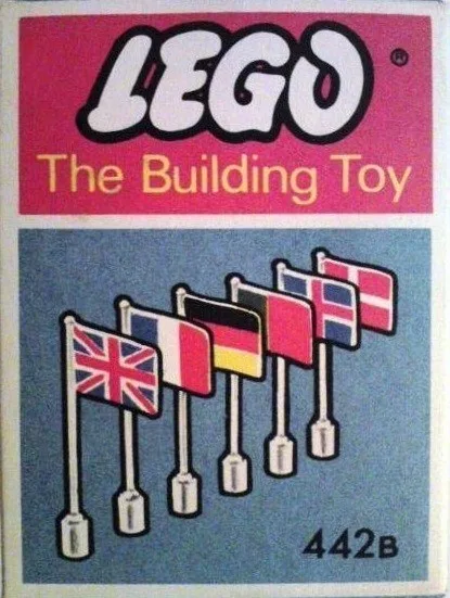 Dans le même style que le LEGO 6 Drapeaux Internationaux (Le Jouet de Construction) (442B-1) | Brick Broker