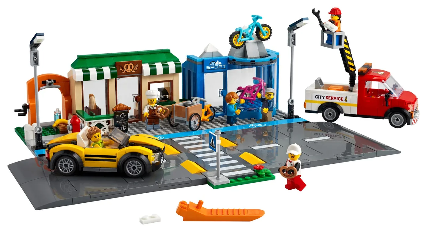 Dans le même style que le LEGO Rue commerçante (60306-1) | Brick Broker