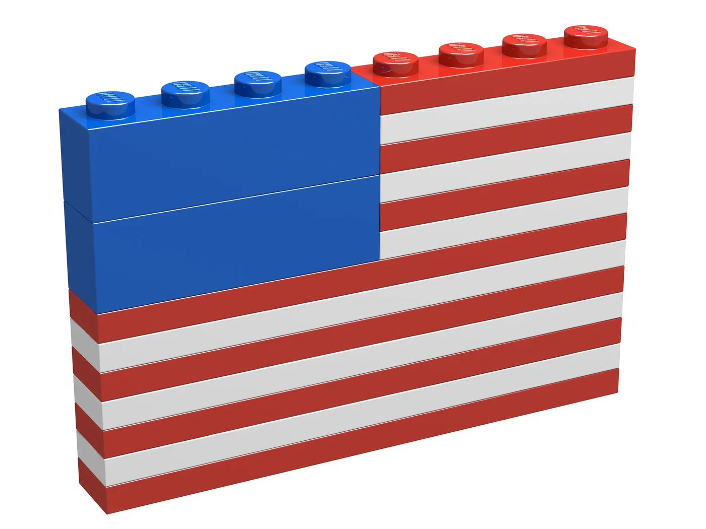 Dans le même style que le LEGO Drapeau américain (MMMB010-1) | Brick Broker