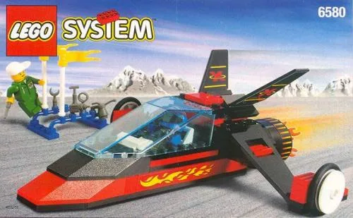 Dans le même style que le LEGO Jet terrestre 7 (6580-1) | Brick Broker