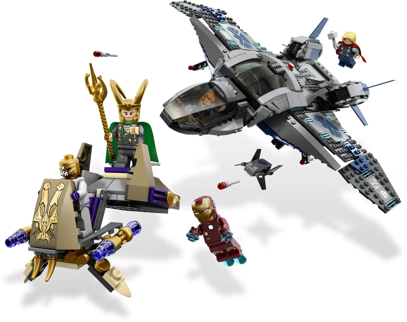 Dans le même style que le LEGO Bataille aérienne du Quinjet (6869-1) | Brick Broker