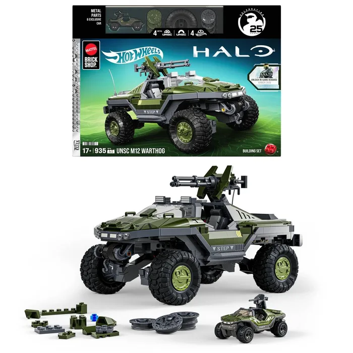 Mattel Boutique de briques Hot Wheels Halo UNSC M12 Warthog (JNP49) - prix | Brick Broker