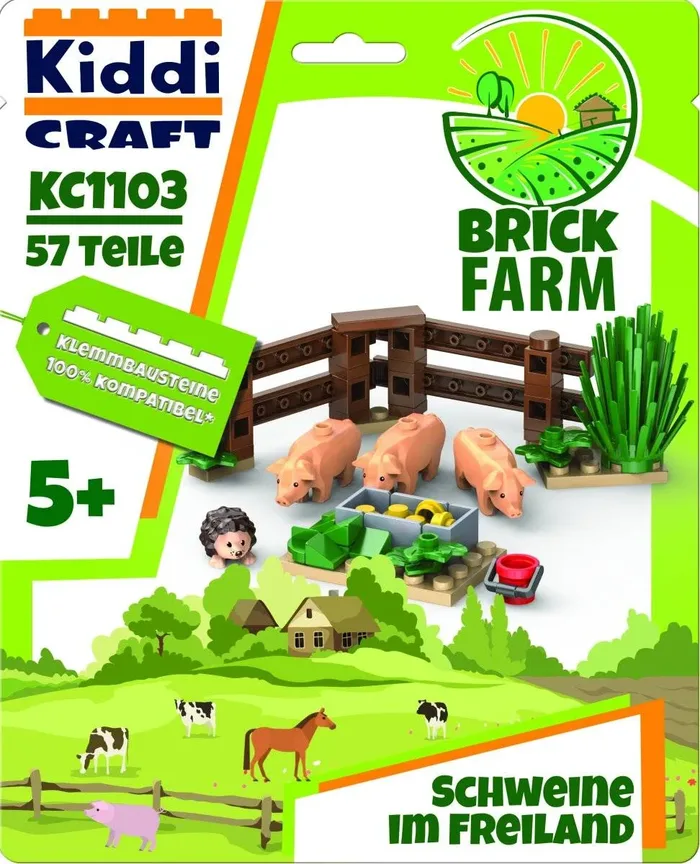 Kiddicraft Cochons en plein air (KID-KC1103) - prix | Brick Broker