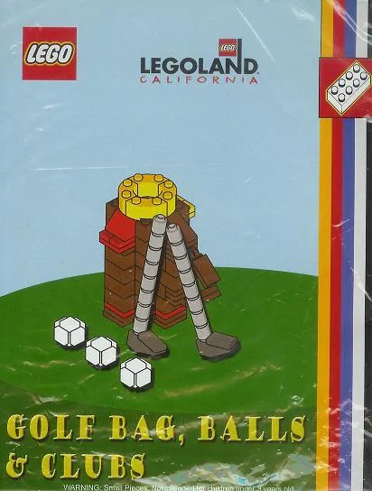 Dans le même style que le LEGO Sac de golf, balles et clubs (Legoland Californie) (LLCA26-1) | Brick Broker