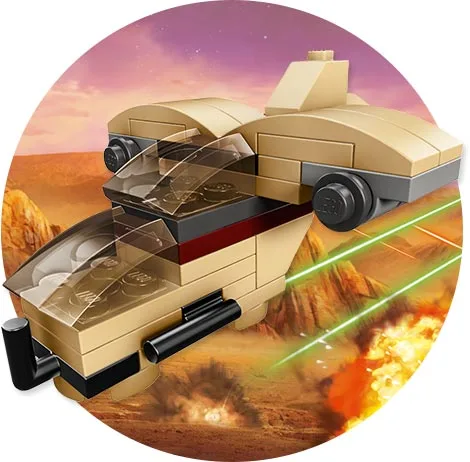 Dans le même style que le LEGO Canonnière Wookie (TRUWOOKIE-1) | Brick Broker