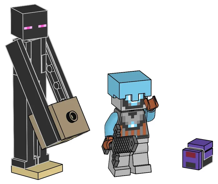 LEGO Sentinelle de l'espace, Enderman et Endermite (L0002252-1) - prix | Brick Broker