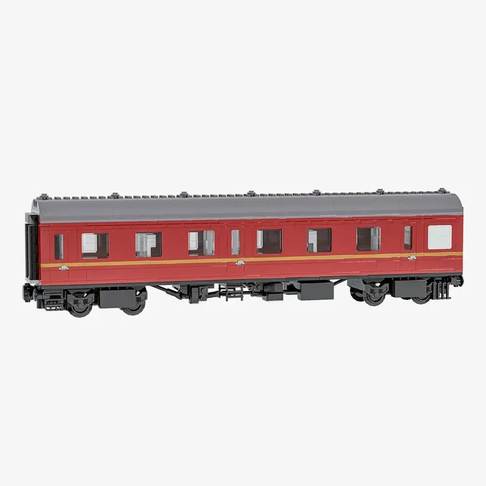 BlueBrixx Voiture de salon de deuxième classe, chemin de fer écossais (BB-108226) - prix | Brick Broker