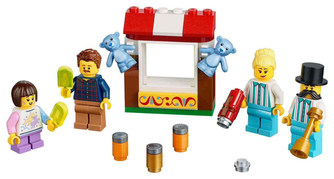 Dans le même style que le LEGO Ensemble d'Accessoires pour Minifigures de la Fête Foraine (40373-1) | Brick Broker