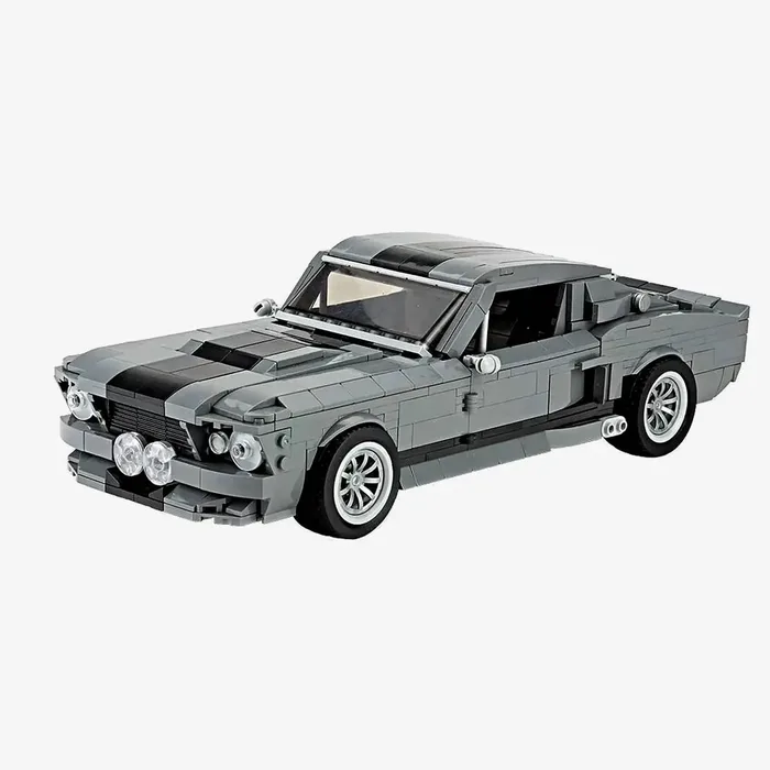 BlueBrixx Voiture de muscle américaine grise de 1967 (BB-102912) - prix | Brick Broker