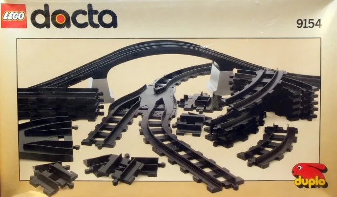 Dans le même style que le LEGO Pont et Rails (9154-1) | Brick Broker