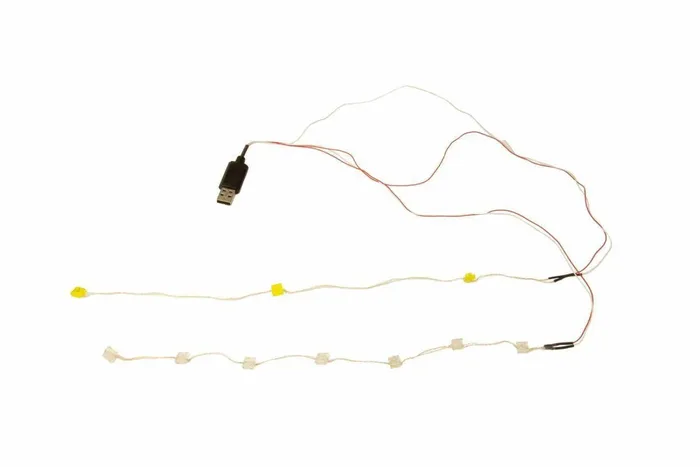 BlueBrixx Set de lumières LED USB, 7 blanches & 3 jaunes (BB-105243) - prix | Brick Broker