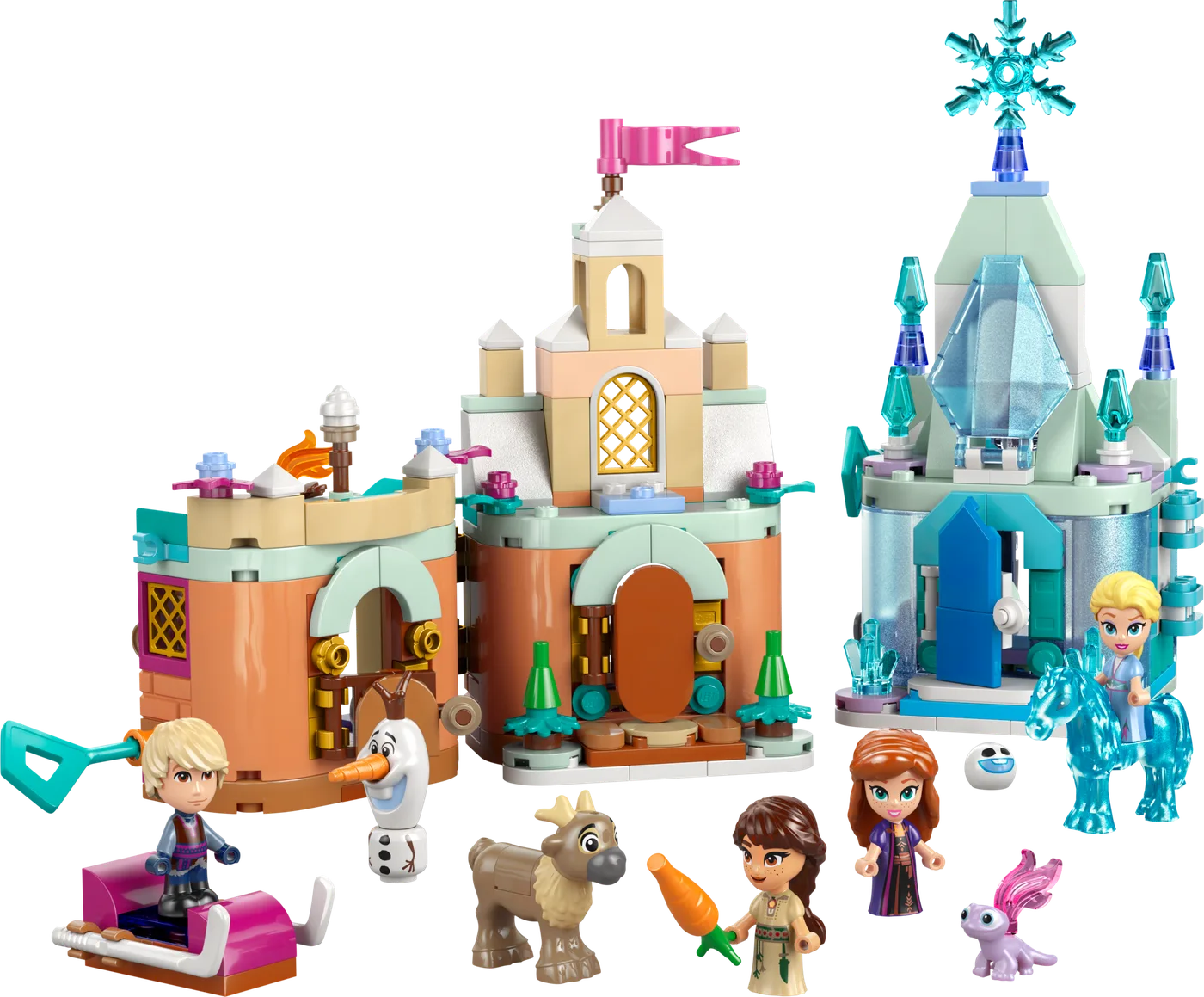 Dans le même style que le LEGO Mini Château d'Arendelle & Palais de Glace d'Elsa (43278-1) | Brick Broker