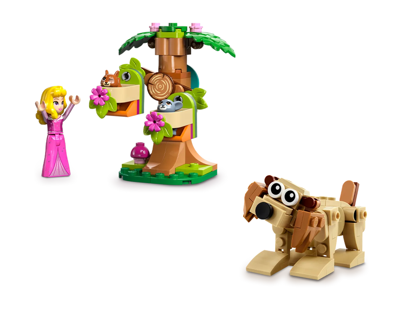 Dans le même style que le LEGO Aire de jeux forestière d'Aurora et animaux cadeaux 3-en-1 (30666-2) | Brick Broker