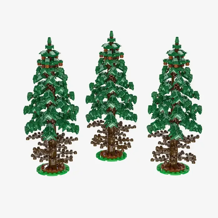 BlueBrixx Sapins, lot de 3 (BB-110185) - prix | Brick Broker