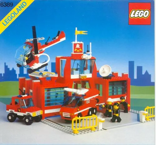 Dans le même style que le LEGO Centre de contrôle des incendies (6389-1) | Brick Broker