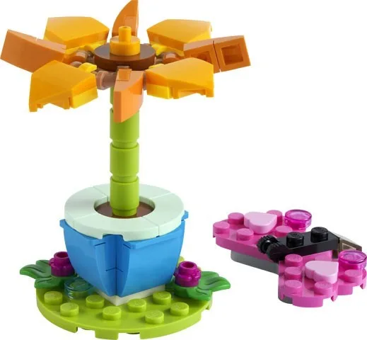Dans le même style que le LEGO Fleur de jardin et papillon (30417-1) | Brick Broker