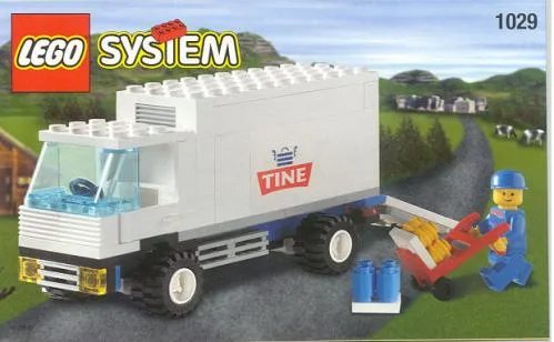 Dans le même style que le LEGO Camion de livraison de lait - Tine (1029-1) | Brick Broker