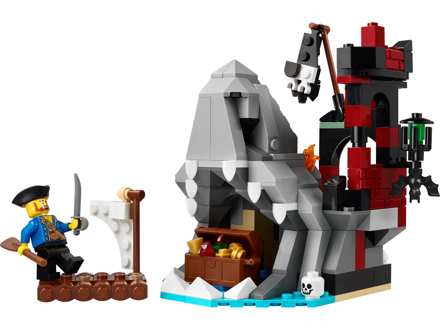 Dans le même style que le LEGO L'île des pirates effrayante (40597-1) | Brick Broker