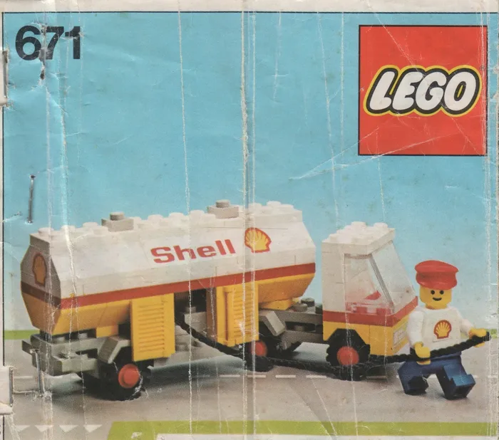 LEGO 671 Camion-citerne Shell - prix et où acheter | Brick Broker