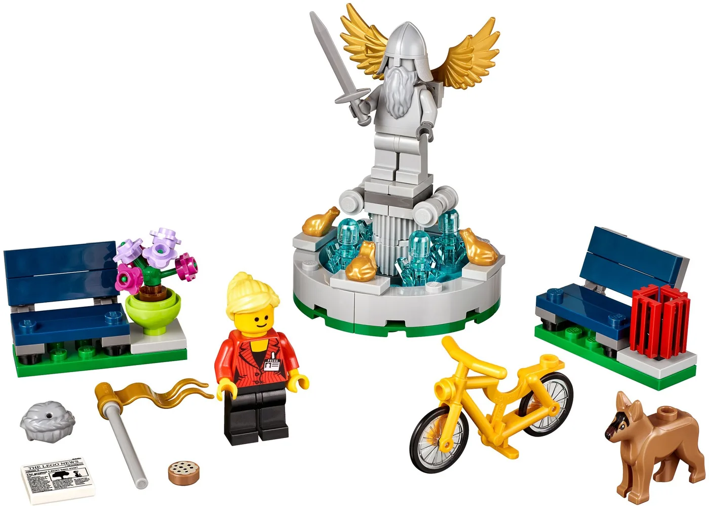 Dans le même style que le LEGO Fontaine (40221-1) | Brick Broker