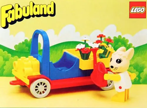 Dans le même style que le LEGO Voiture fleurie (3624-1) | Brick Broker