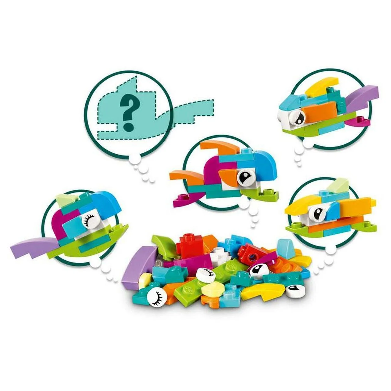 Dans le même style que le LEGO Constructions de poissons gratuites - Faites-le vous-même (30545-1) | Brick Broker