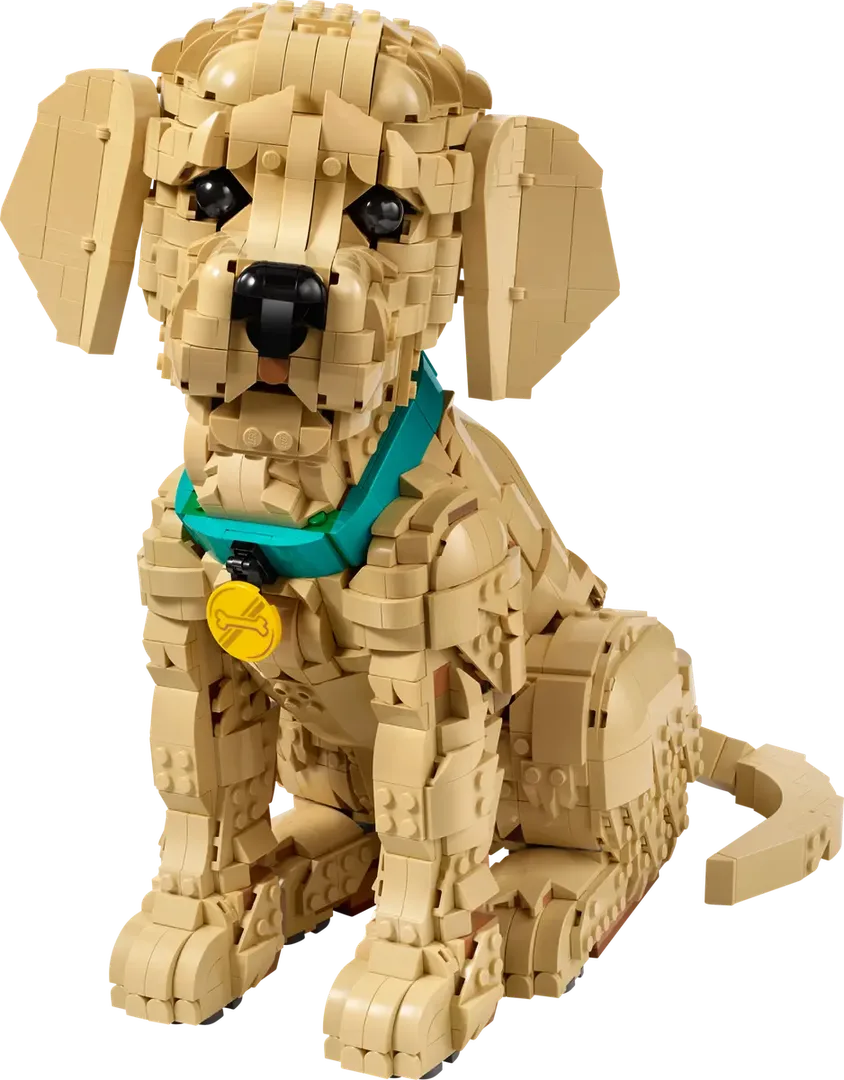 Dans le même style que le LEGO Chiots Golden Retriever (11384-1) | Brick Broker