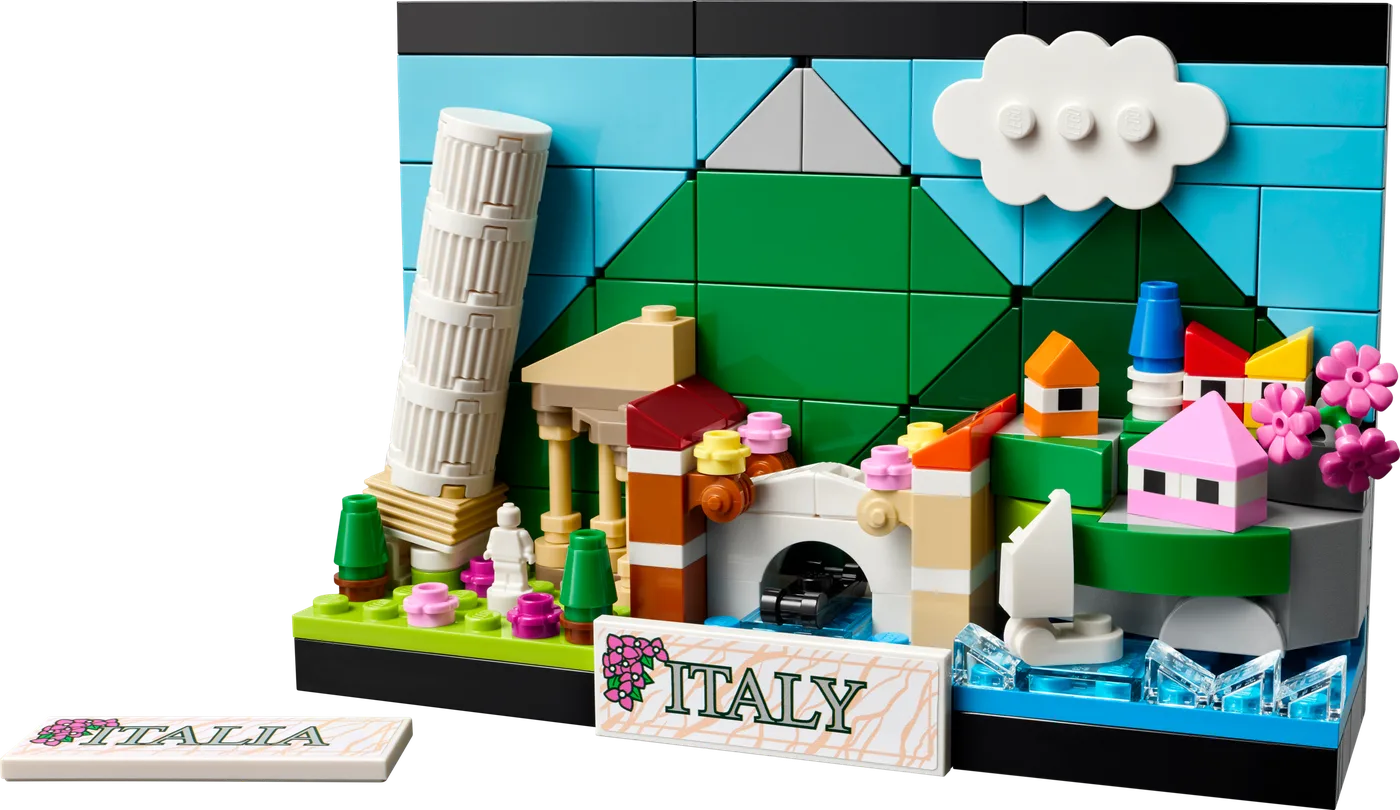 Dans le même style que le LEGO Carte postale Italie (40818-1) | Brick Broker