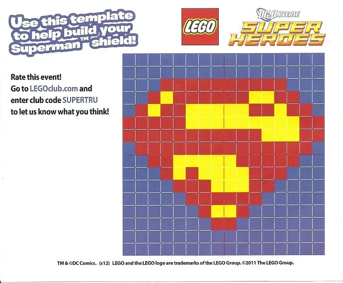 Dans le même style que le LEGO Bouclier de Superman (TRUSHIELD-2) | Brick Broker