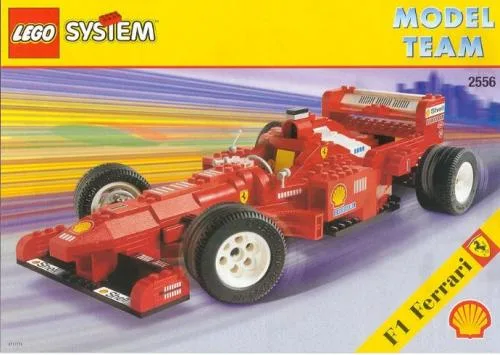 Dans le même style que le LEGO Voiture de course Ferrari Formule 1 (2556-1) | Brick Broker