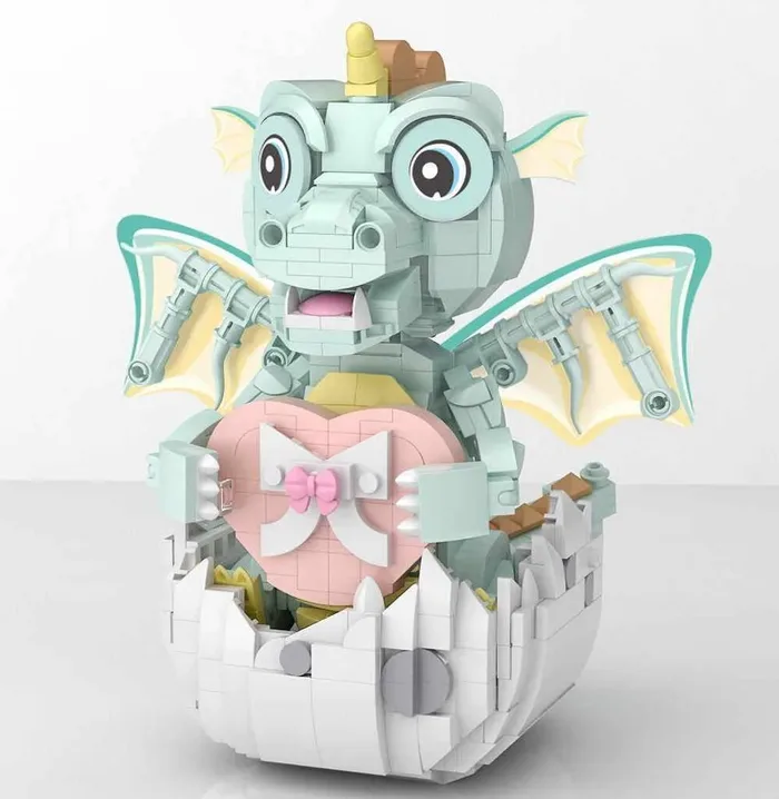 LOZ Bébé dragon vert clair (LOZ-2015) - prix | Brick Broker