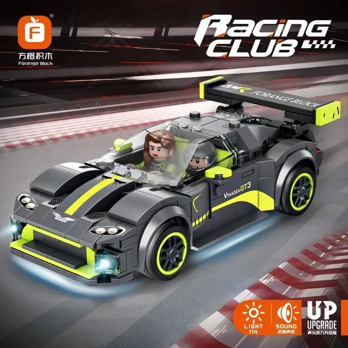 Forange Voiture de course grise (FOR-FC1616) - prix | Brick Broker