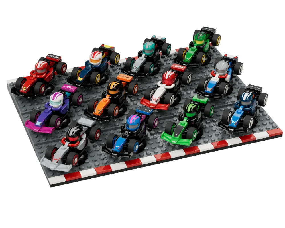 Dans le même style que le LEGO Podium d'Exposition pour Voitures de Course de Collection F1 (EG00157-1) | Brick Broker