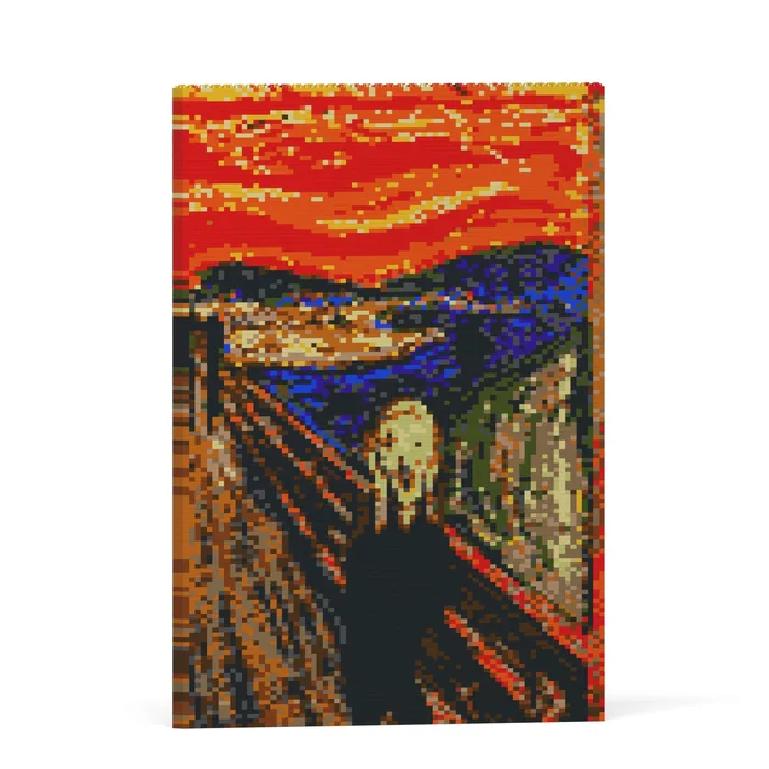 JEKCA The Scream Brick Painting 01S (JEK-ST24CP05) - prix | Brick Broker