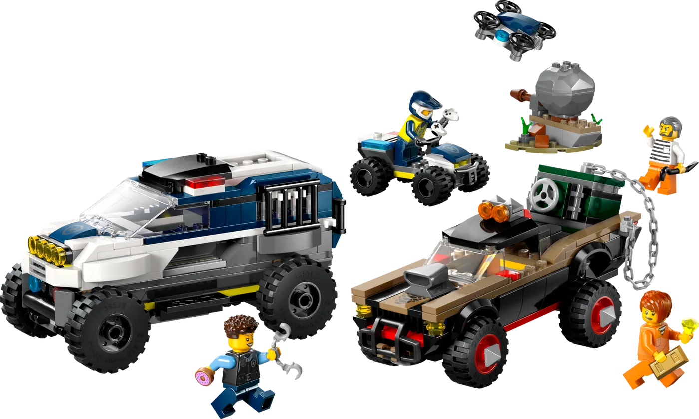 Dans le même style que le LEGO Course-poursuite en Voiture de Police Tout-terrain (60449-1) | Brick Broker