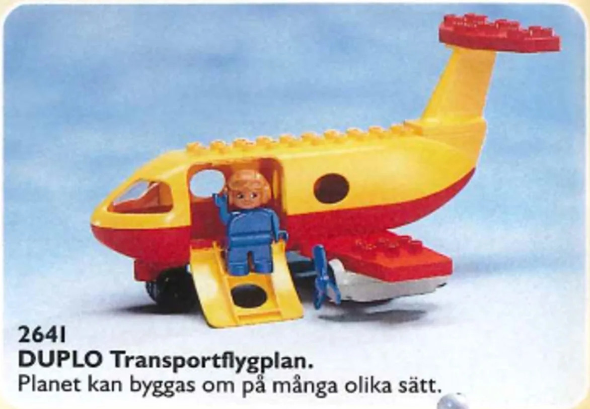 Dans le même style que le LEGO Avion Jumbo (2641-2) | Brick Broker