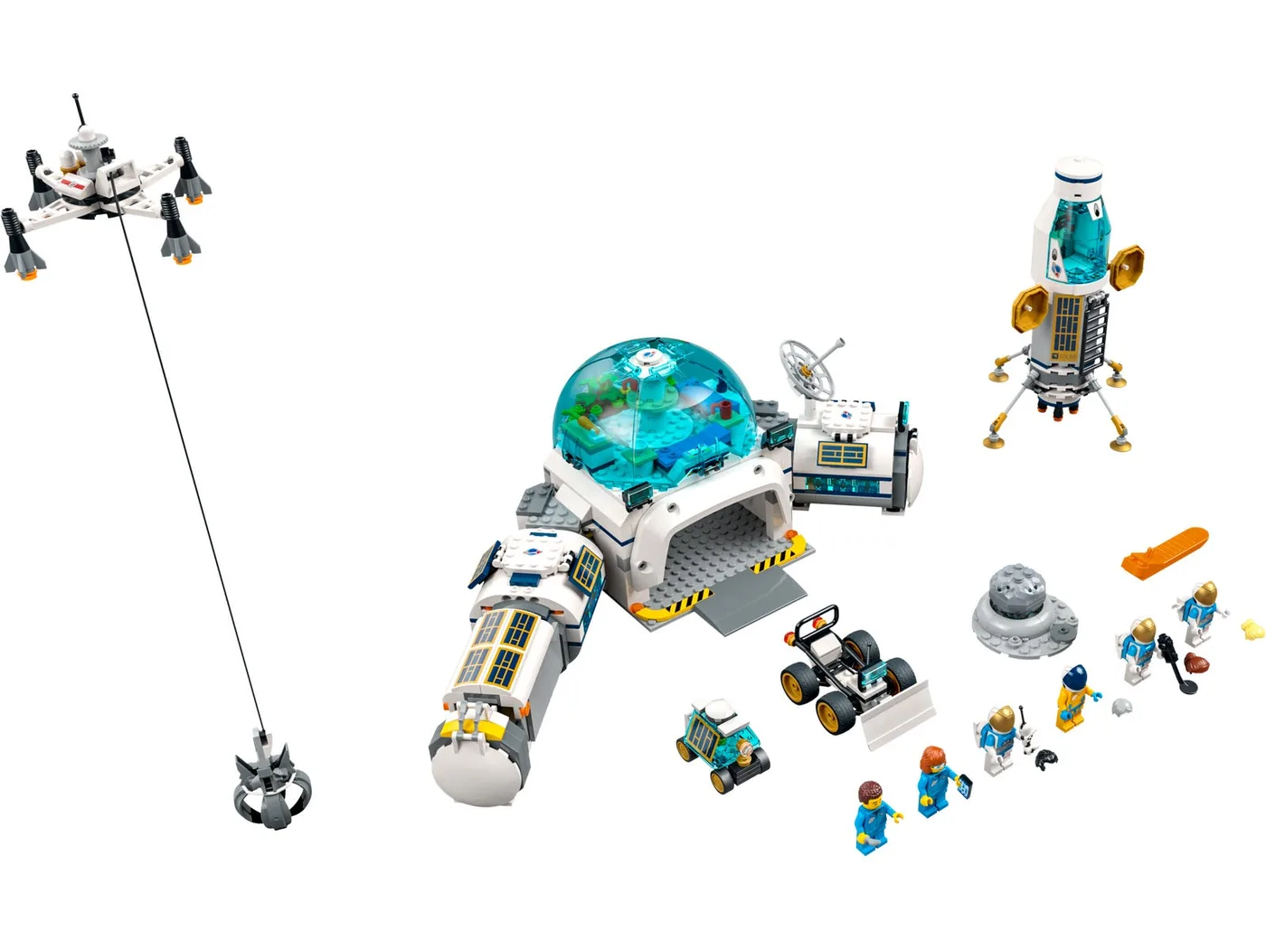 Dans le même style que le LEGO Base de recherche lunaire (60350-1) | Brick Broker