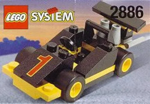 Dans le même style que le LEGO Voiture de course de Formule 1 (2886-1) | Brick Broker