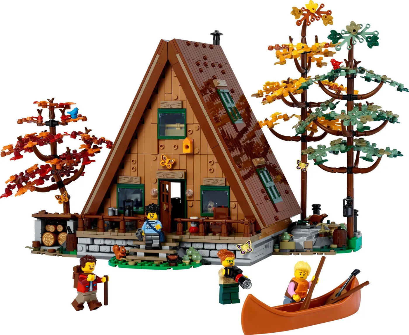 Dans le même style que le LEGO Cabane A-Frame (21338-1) | Brick Broker