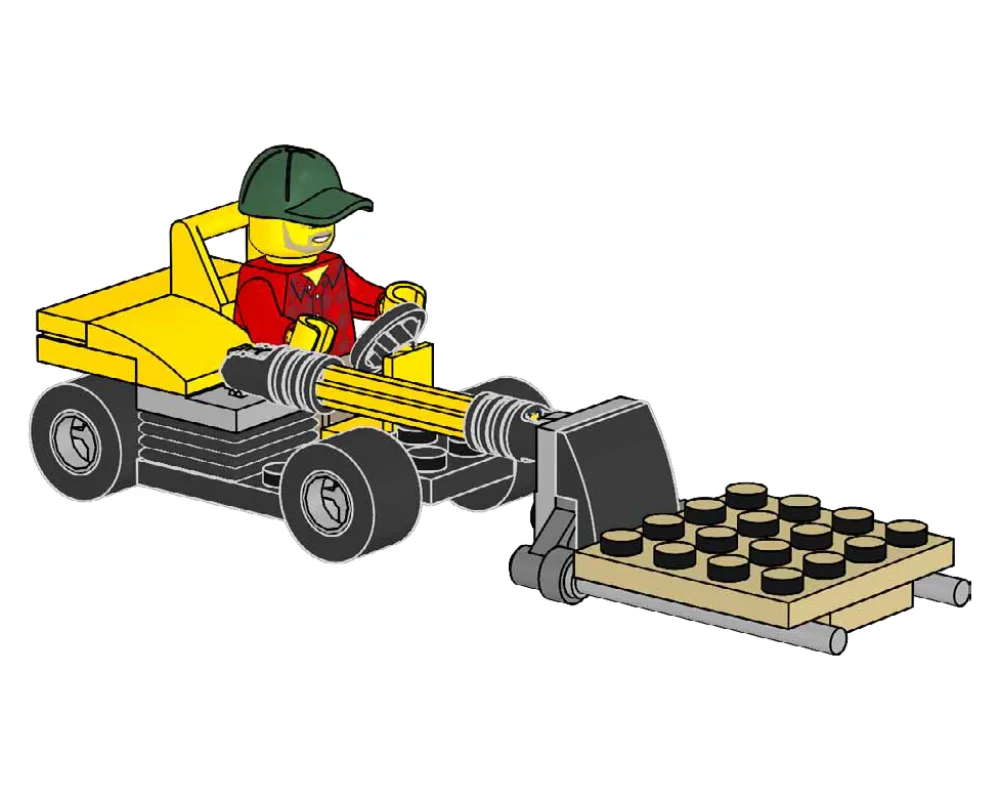 Dans le même style que le LEGO Chariot élévateur (952212-1) | Brick Broker