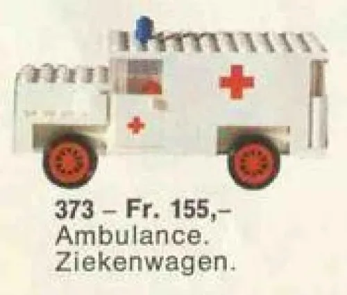 LEGO 373 Ambulance - prix et où acheter | Brick Broker